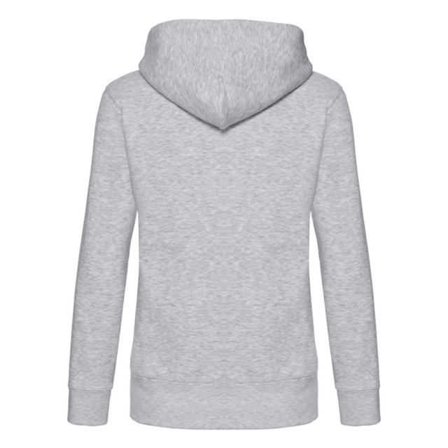 Fruit of the Loom Dames premium sweat hoodie UTLT2024_heathergrey large