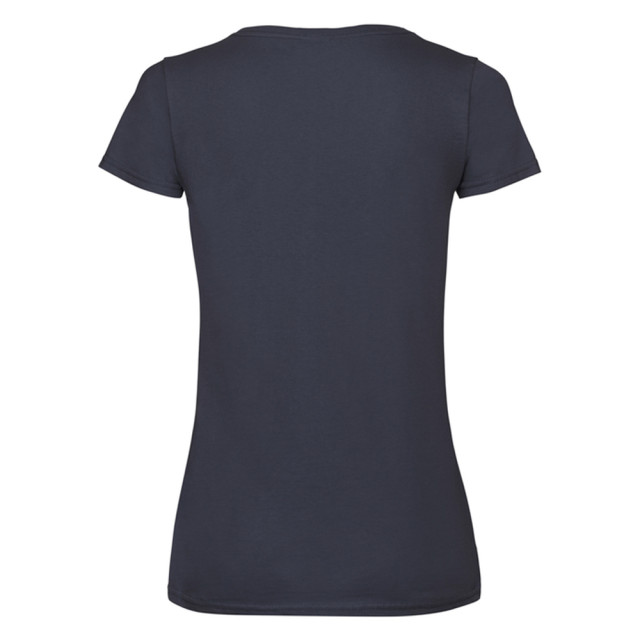 Fruit of the Loom Dames valueweight v hals t-shirt UTLT2042_deepnavy large
