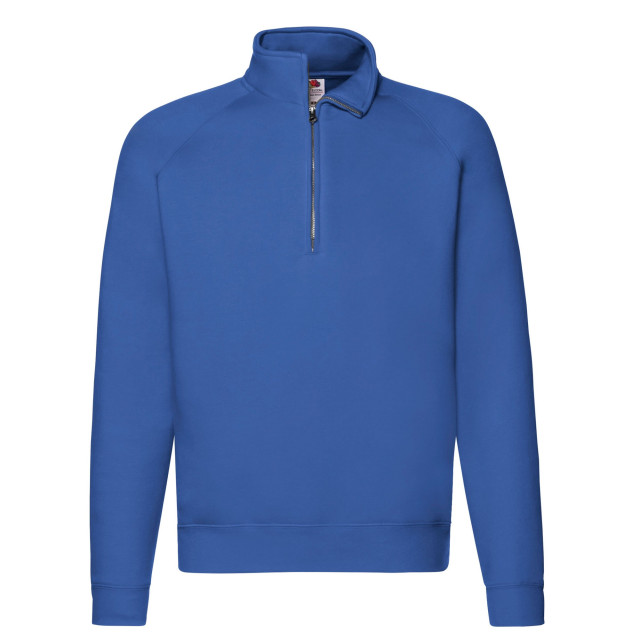 Fruit of the Loom Unisex premium sweatshirt met kwart ritssluiting voor volwassenen UTLT2194_royalblue large