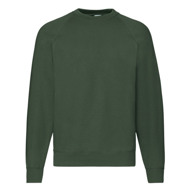 Fruit of the Loom Uniseks klassiek raglan sweatshirt voor volwassenen UTLT2391_bottlegreen large