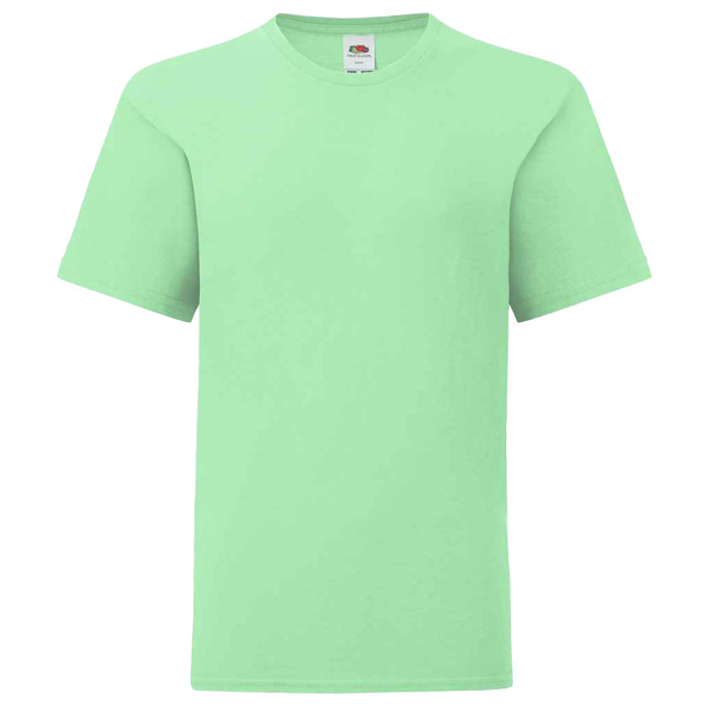Fruit of the Loom Kinderen/kinderen iconisch t-shirt UTLT3179_neomint large
