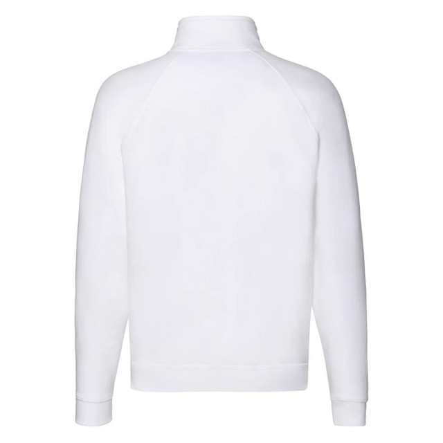 Fruit of the Loom Heren premium effen quarter zip raglan sweatshirt UTLT3233_white large