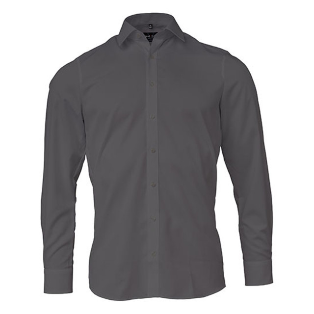 Marvelis Heren chambray slim overhemd met lange mouwen UTLT5676_anthracite large