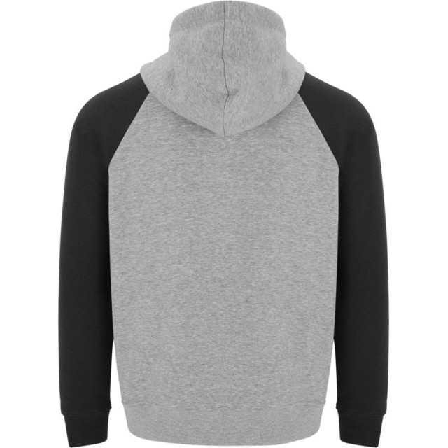 Roly Badet tweekleurige uniseks volwassen hoodie UTLT5609_heathergreyblack large