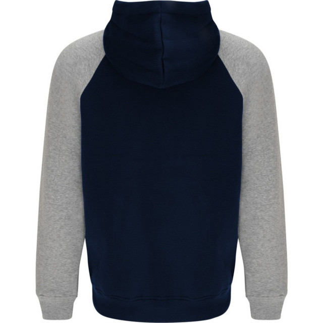 Roly Badet tweekleurige uniseks volwassen hoodie UTLT5609_navyblueheathergrey large
