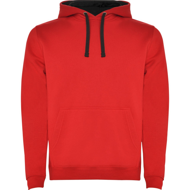 Roly Kinderen/kinderen urban hoodie UTLT4942_redblack large