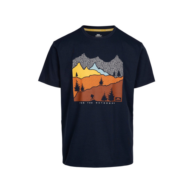 Trespass Heren danub tp75 ronde hals t-shirt UTTP6627_navy large