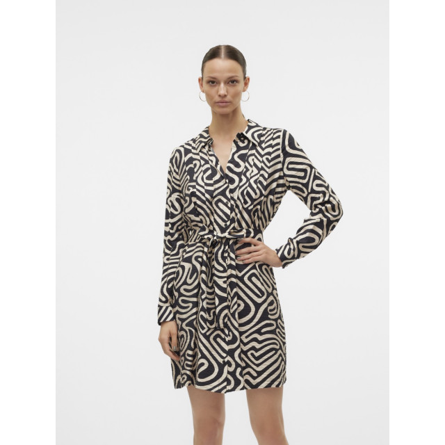 Vero Moda Vmvigdis ls abk shirt dress wvn bt dessin 4409.89.0035 large