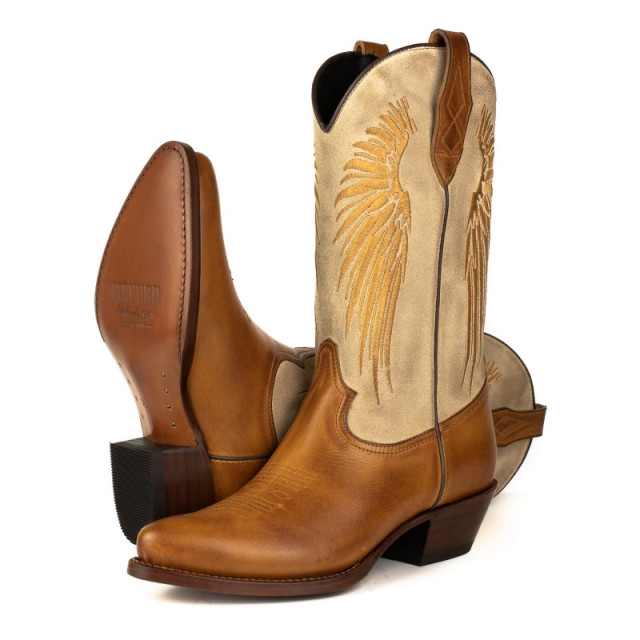 Mayura Boots Cowboy laarzen wings-2666 rony totem / afelpado crudo- size 37 WINGS-2666 rony totem / afelpado crudo- Size 41 large