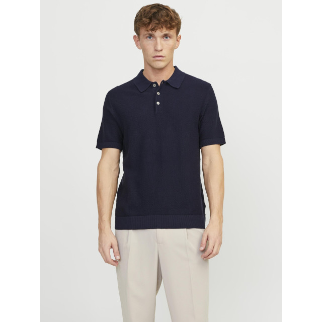 Jack & Jones Sandri knit polo 12275394-NIG-M large