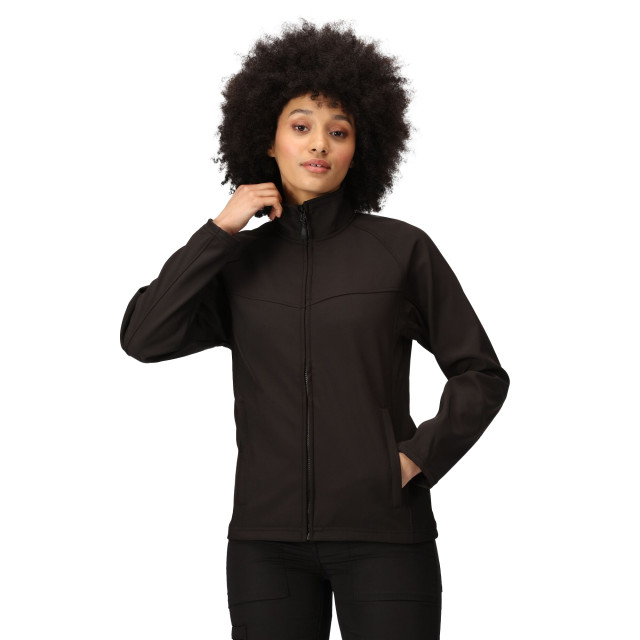 Regatta Dames uproar soft shell jacket UTFK2284_black large