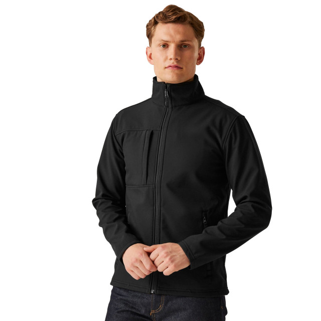 Regatta Heren octagon ii soft shell jas UTFK2544_black large