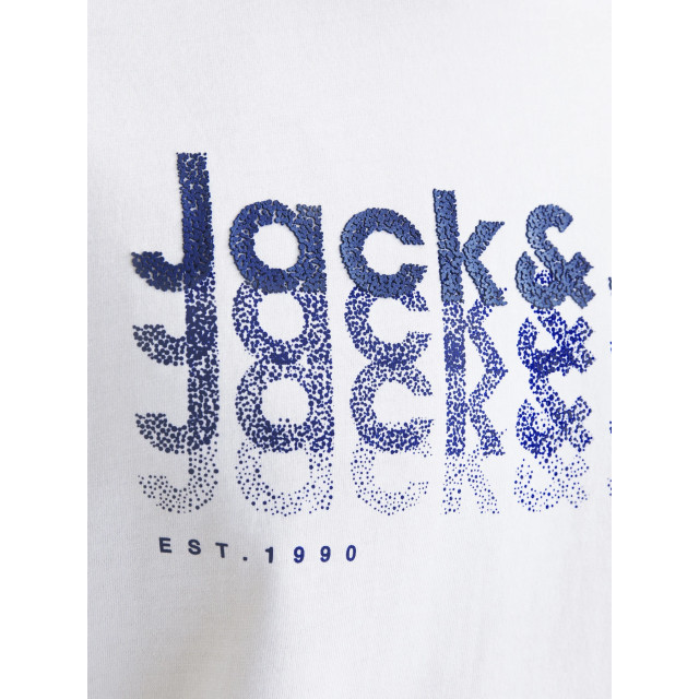 Jack & Jones Heren t-shirt jjtex ronde hals 12269335-Wit large
