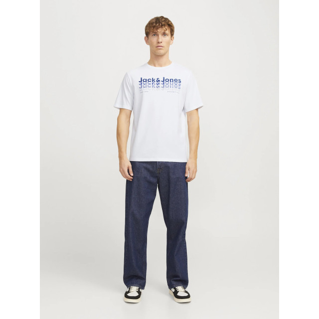 Jack & Jones Heren t-shirt jjtex ronde hals 12269335-Wit large