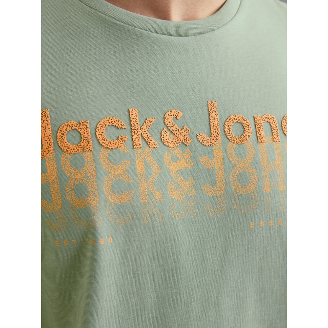 Jack & Jones Heren t-shirt jjtex ronde hals 12269335-Groen large