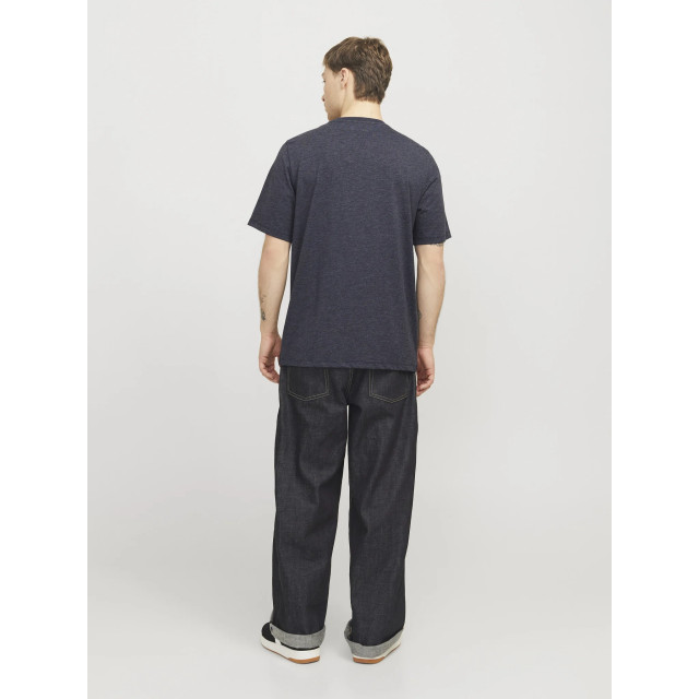 Jack & Jones Heren t-shirt jjtex ronde hals donker 12269335-Donkerblauw large
