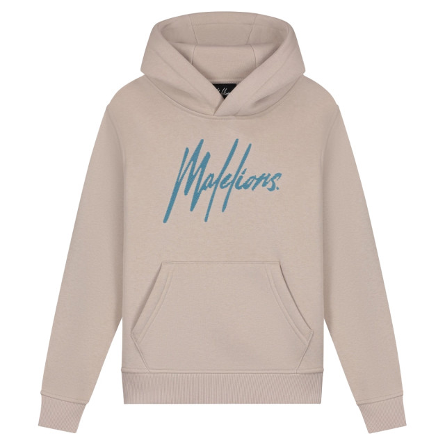 Malelions Striped signature hoodie 134589 large