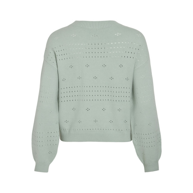 Vila Viril ls o-neck pointelle knit top mint 4219.21.0049 large