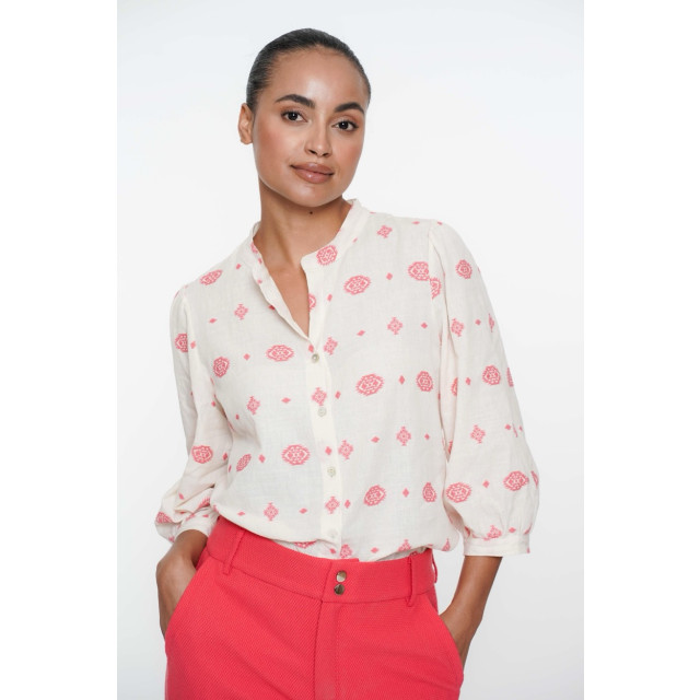 Geisha Blouse embroidery ecru dessin 4309.08.0008 large