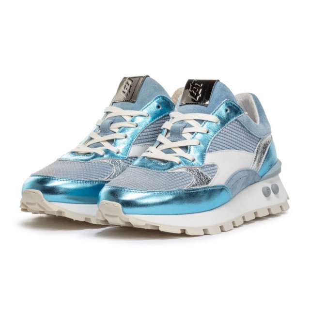 Floris van Bommel SFW-10098-42-01-Blokki 04.09 Veterschoenen Blauw SFW-10098-42-01-Blokki 04.09 large