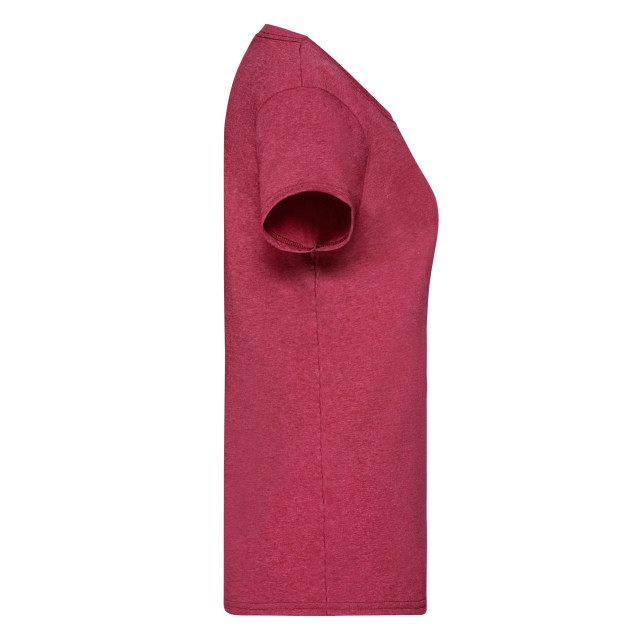 Fruit of the Loom Dames valueweight t-shirt UTLT2472_vintageheatherred large