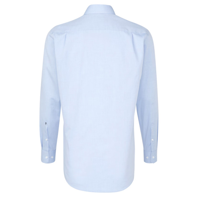 Seidensticker Heren gestreept normaal overhemd met lange mouwen UTLT5907_lightbluewhite large