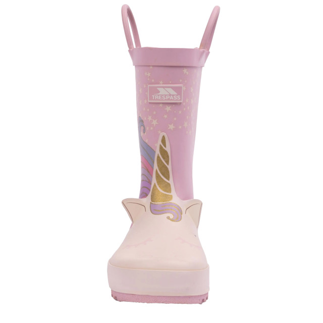 Trespass Kinder/kinderfiguur unicorn wellington laarzen UTTP6778_purplebeige large