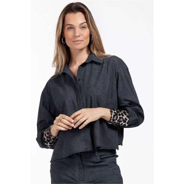 Studio Anneloes Dyanna denim blouse 12432-9000 large