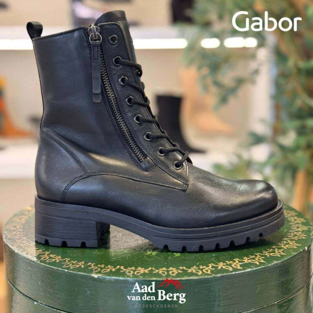 Gabor 72.785 Enkellaarzen Zwart 72.785 large