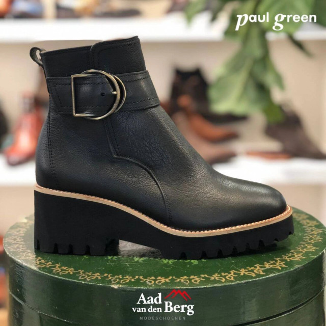 Paul Green 9763 Enkellaarzen Zwart 9763 large
