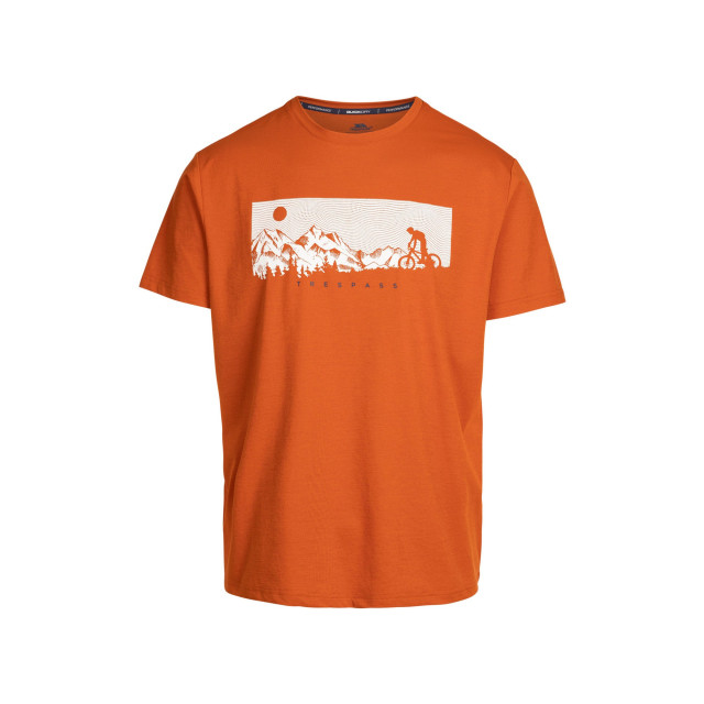 Trespass Heren nellow biker t-shirt UTTP6557_burntorangemarl large