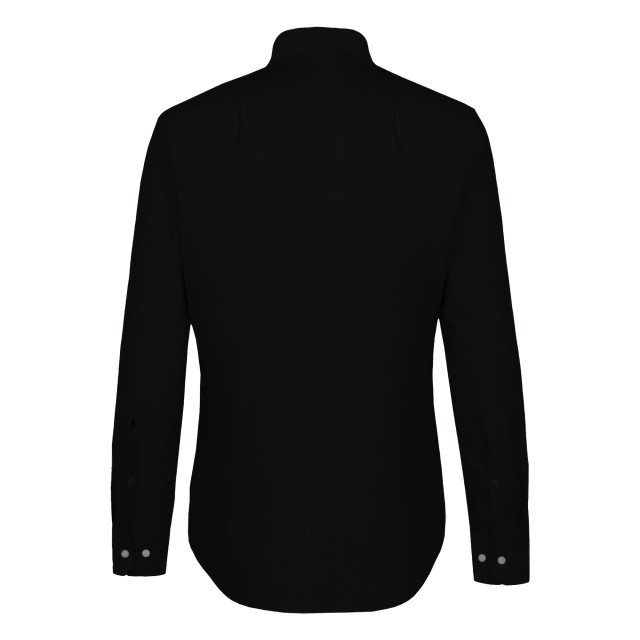 Seidensticker Heren 1/1 business kent kraag gevormd formeel overhemd UTFK2627_black large