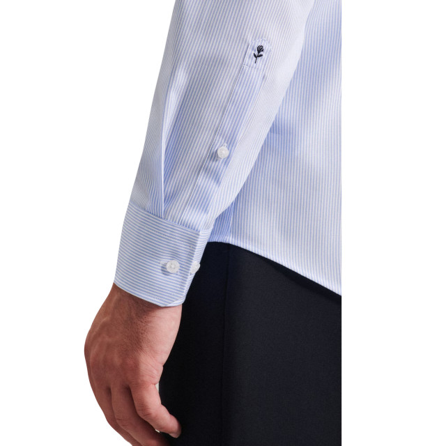 Seidensticker Gestreept shirt met lange mouwen voor heren UTLT5950_lightbluewhite large
