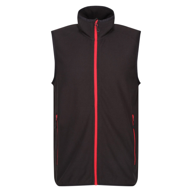Regatta Unisex navigate fleece body warmer voor volwassenen UTLT5077_blackclassicred large