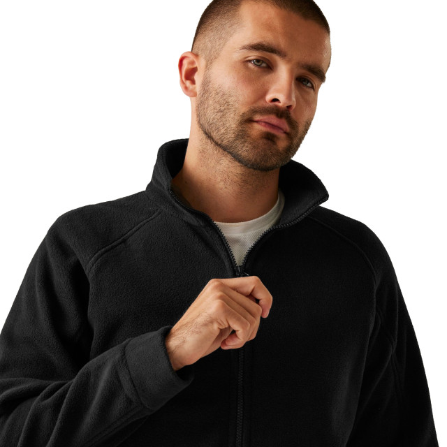 Regatta Heren thor iii fleece jacket UTLT5648_black large Regatta Heren thor iii fleece jacket UTLT5648_black large