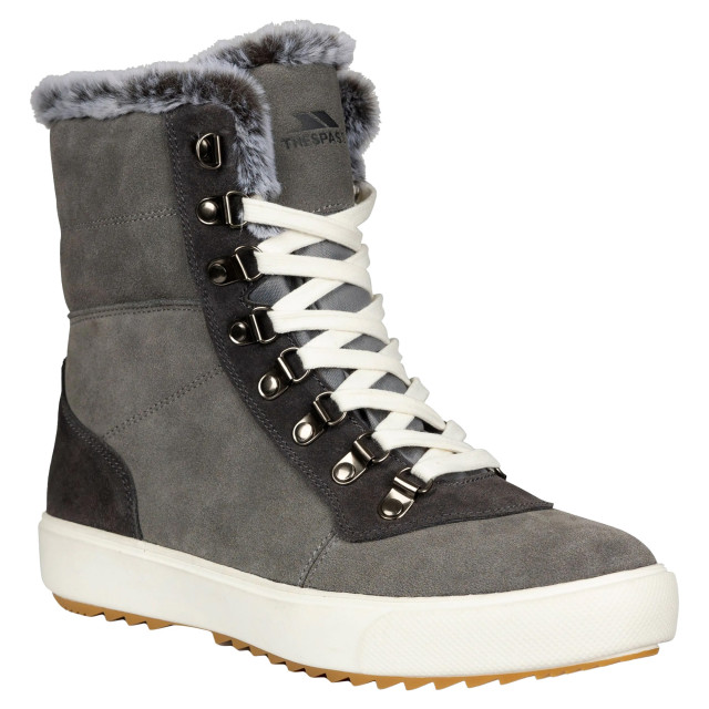 Trespass Dames korinna suède lace up sneeuwlaarzen UTTP6789_grey large