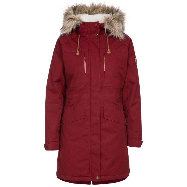 Trespass Dames faithful waterdichte jas UTTP4818_merlot large