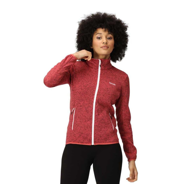 Regatta Dames newhill marl full zip fleecejack UTRG8828_mineralredsealgrey large Regatta Dames newhill marl full zip fleecejack UTRG8828_mineralredsealgrey large