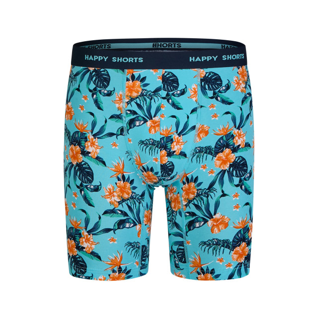 Happy Shorts Heren boxershorts met lange pijpen boxer briefs flower print 2-pack HS-J-1122LONG large