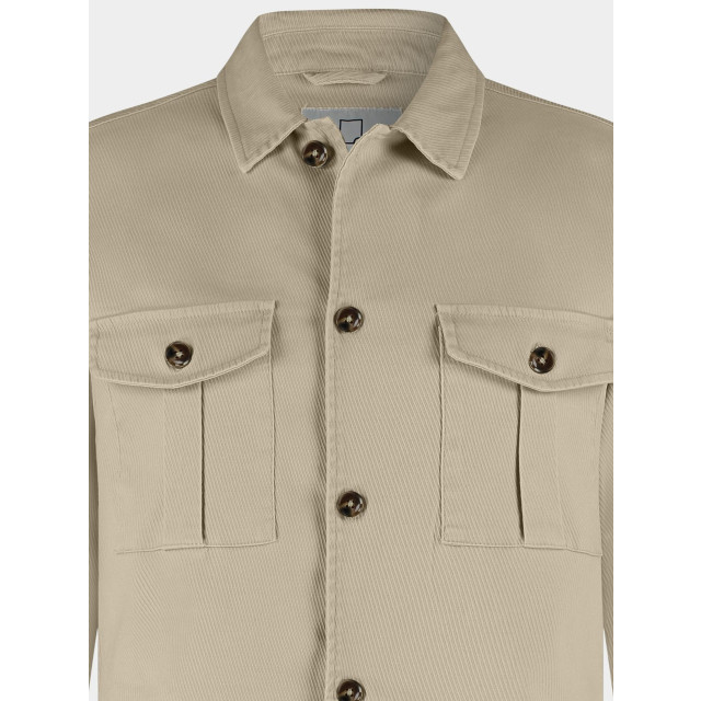 Born with Appetite Overshirt owen shirtjacket 25114ow81/190 pebble 186914 large