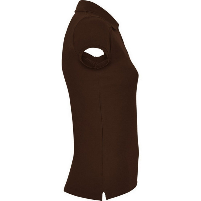 Roly Dames ster poloshirt UTLT5622_chocolate large