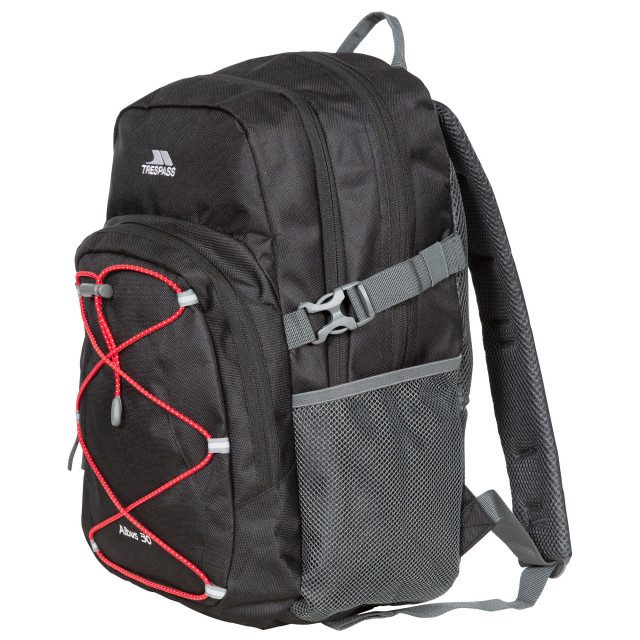 Trespass Albus 30 liter casual rugzak/rugzak UTTP2936_blackred large