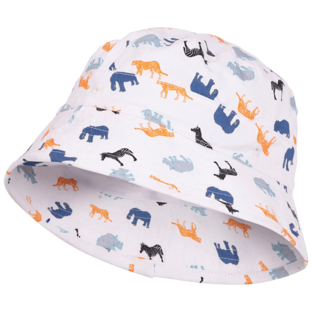 Trespass Kinder/kinder zebdee safari dieren emmer hoed UTTP6616_white large