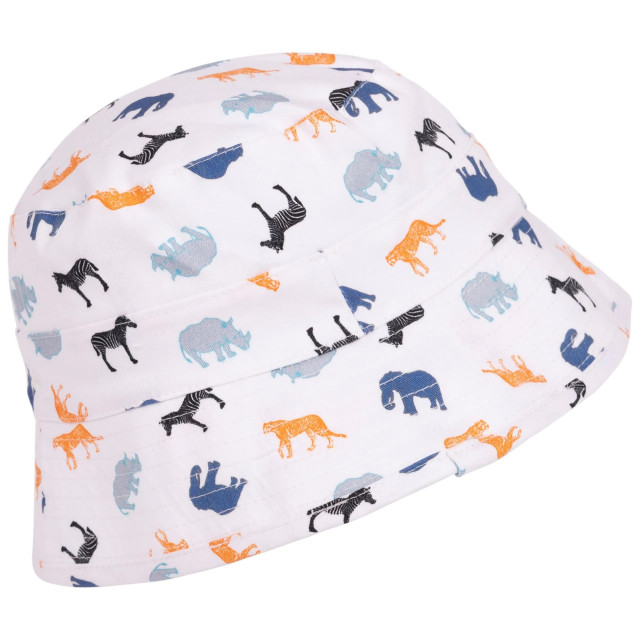 Trespass Kinder/kinder zebdee safari dieren emmer hoed UTTP6616_white large