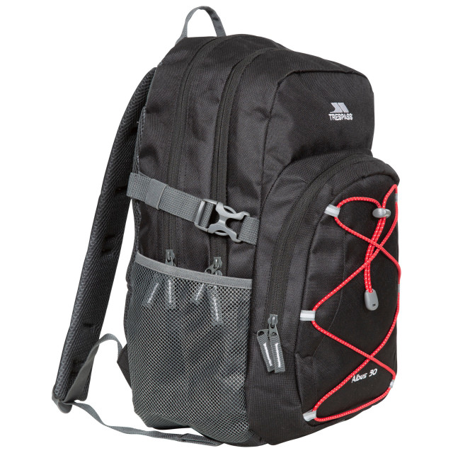 Trespass Albus 30 liter casual rugzak/rugzak UTTP2936_blackred large