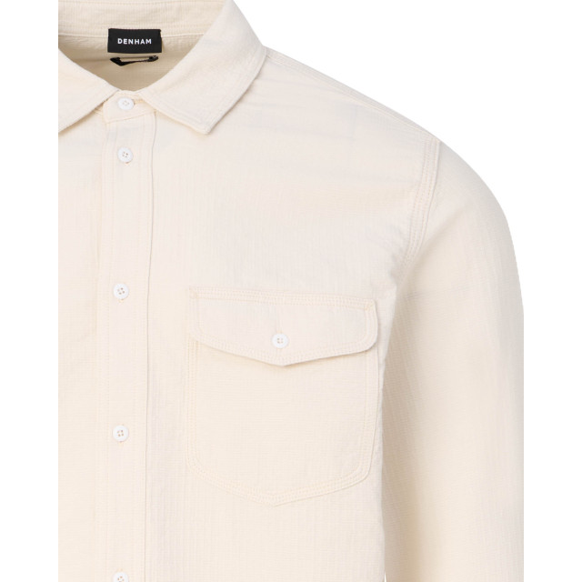 Denham Worker casual overhemd met lange mouwen 101098-001-XL large