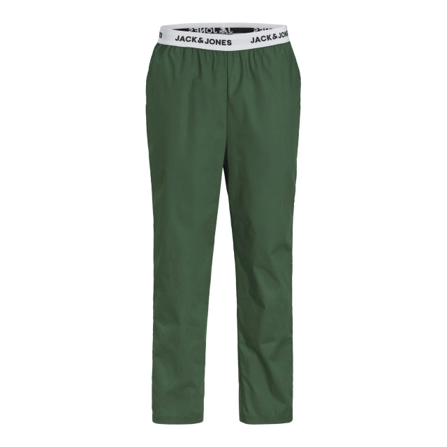 Jack & Jones Heren pyjama set lange pyjamabroek jactoby wit/groen 12277127 large