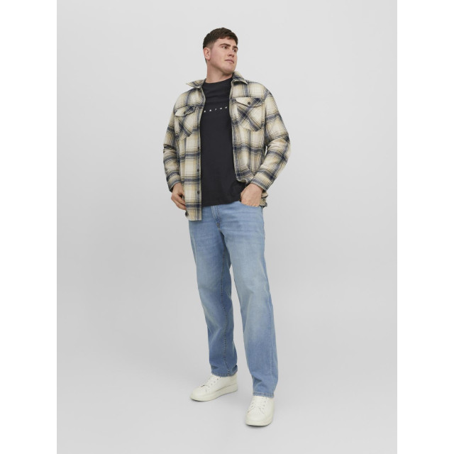 Jack & Jones Plus size heren t-shirt jjestar 12243625-Zwart large