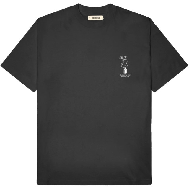 Woodbird Wbbaine relax tee 2616-417 black 2616-417 large