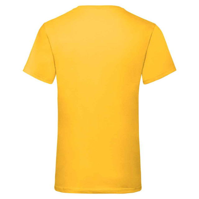 Fruit of the Loom Unisex adult waardevol v hals t-shirt UTLT2574_sunflower large